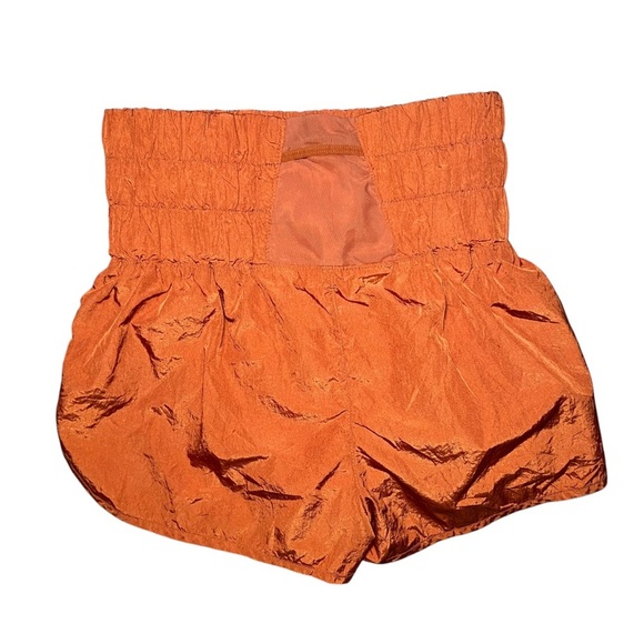 Free People FP Movement The Way Home Shorts Dark Orange Colorful Size Small - Picture 5 of 6